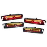 Tail Turn Signals ABS Housing Tail Light Assembly PMMA Lens High Brightness Multifunction for Euro Models