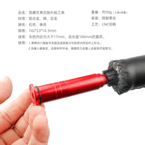 Bicycle Tubeless Fast Repair Kit with Strips Bar End Hidden Tyre Puncture Sealant Rubber Stripes For MTB Road Bike