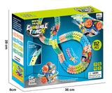 New Race Track DIY Changeable Speed Trac Set Electric Slot Train Rail Magic Flexible Railway Birthday Gift for Boys