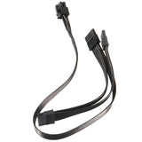 2Pcs 6 Pin To 3X SATA Driver Power Cable For EVGA Supernova 650 750 850 1000 1600 2000 G2 G3 P2 T2 GS