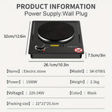 1pc, Multifunctional Electric Stove, Electric Stove, Induction Cooker, Single-port Stove, Frying Pan Stove SK-07001, Portable
