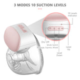 Wearable Electric Single Breast Pump - Hands Free, 8oz/240ml Cup, Ultra-Silent Technology for Breastfeeding Milk Collector