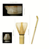 4pcs Bamboo Tea, Wipe Tea Set, Japanese Style Wipe Tea Brush, Baking, Stirring, Brush Tea, Stand Stand Stand