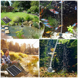 5W 12V Solar Powered Fountain Pump - For Bird Bath & Garden Pond