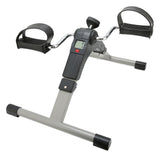 Bike Pedal Exerciser Stable LED Display Screen Folding Pedal Exerciser Legs Recovery Wider Base for Office Use for Aging Knees