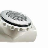 70mm 50mm Ultra-thin Dot Three-way Water Brass Cover PVC Body Bathtub Backwater Suction Drainer