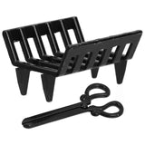 1 Set 1:12 Scale Dollhouse Furniture Mini Firewood Log Holder Miniature Fireplace Scene Black Metal Firewood Rack Accessory Dollhouse Kitchen Decorati
