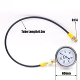 air gauge 16mbar 25mbar 50mbar 60mbar 100mbar 1000mbar adjustable manometer Calibratable mbar pressure meter with tube