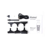 Kemei Km-5089 High Quality LED Digital Display Rechargeable Electric Body Hair Trimmer Professional Hair Clipper