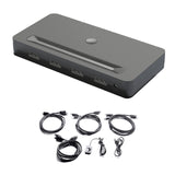 4K 30Hz KVM Switch -Compatible/USB Sharing 4 In 1 Out Switcher Video Display Switch Splitter