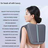Shiatsu Neck and Shoulder Massager Heated Back Massager U Shape Deep Kneading Electric Massage Pillow For Neck Waist Leg Body