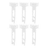 6 Sets Vertical Blind Repair Kit Stems and Gears Plastic Blind Components Replacement Stems and Gears for Home Window Blinds