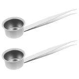 2pcs Candle Snuffer 2 In 1 Iron Candle Extinguisher With Long Handle Wick Flame Adjustment Tongs For Putting Out Candle Flame Candle Snuffers Accessor