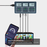 8 in 1 Multi-parameter Testing Meter Digital LCD Professional Water Quality Monitor PH/EC/TDS/SALT/S.G/CF/ORP/Temperature