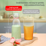 380ml Personal Size Blender, Portable Blender, Battery Operated USB Blender, Smoothies & Shakes