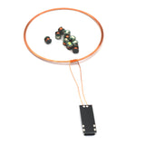 0~70mm USB 5V Wireless Power supply Transmitter Coil Charging Module 10pcs Led receiver lamp lighting Light Bandai am Model