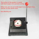 50x50mm Manual Square Refrigerator Badge hine Magnetic Patch With 100Pcs Magnets Material And Paper Cutter