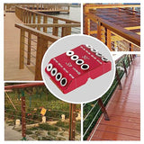 30 45 90 Degree Angle Drill Guide, Drill Guide Jig For Oblique/Straight Holes, 4 Sizes, Drill For Cable Railing