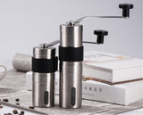 Two type Manual Ceramic Grinder Stainless Steel Adjustable Coffee with Storage Rubber Loop Easy Cleaning