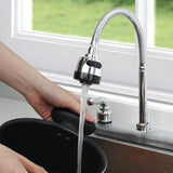 Replacement Kitchen Sink with 360 Degree Rotatable Sprayer Flexible Spout RV Bathroom Faucet Set