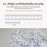 Paper Shredder Office 13L large-capacity household small automatic document shredding 4 confidentiality level 5 sheets