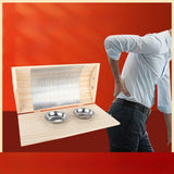 Medical Wooden Pillow Warms Moxibustion Apparatus Lumbar Cervical Spine Portable Hot Compress Necks Pillows