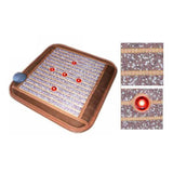 Far Infrared Photon Therapy Mattress with Magnetic Bio Amethyst, Heating Mat, Negative Ion Gemstone Stone, and Massage for Pain Relief.
