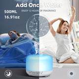 1pc 500ML/17.6OZ Air Humidifier, Aroma Diffuser, Aromatherapy Machine, Remote Control Aromatherapy Machine