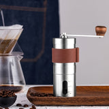 1pc, Portable Manual Coffee Grinder Portable Hand Coffee Machine 304 Stainless Steel Bean Grinder Manual Grinde
