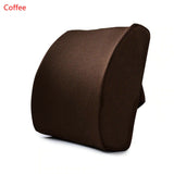 Memory Foam Car Seat Waist Cushion Lumbar Support Back Massager Waist Cushion Pillow Car Seat Home Pillows Can Relieve Pain