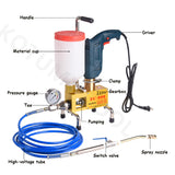 910/1100W 220V Epoxy injection pump Epoxy/Polyurethane Foam Grouting hine Steel Hose Concrete Repair Crack