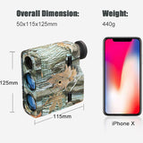 Optics Digital 7X Hunting Rangefinder Golf Scope Rangefinder Hunting Distance Range Finder Electronic Monocular Rangefinder &Bag