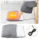 3 Gears Temperature Electric Heating Pad for Menstrual Cramps Plush Warm Palace Belt Lumbar Abdominal Uterus Hand Warmer Winter