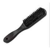 Cleaning Hairdressing Beard Brush Wooden Handle Bristle Anti-Static Clipper Hair Styling Comb Shaving Tools Men
