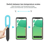 TuyaZigBee Soil Tester Intelligent Temperature and Humidity Detector Mobilephone TuyaAPP Control with Low Battery Alarm Function