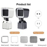 Portable Kitchen Exhaust Hood Fan - Range 2 Wind Speed, 3600rpm Suction Power, Angle and Height Adjustable, Removable Desktop