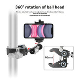 Aluminum Alloy C-Type Crab Magic Arm Clamp Suitable For SLR Camera LED Light Studio Photography Accessories