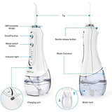 Portable waterproof oral irrigator, rechargeable battery, 300ml, teeth cleaning