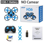 2024 H36 Mini Drone 6-Axis Headless Pocket Remote Control Helicopter Plane RC FPV Drones Quadcopter Toys Christmas Gift for Kids
