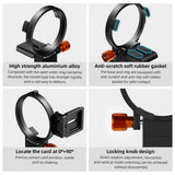 65.9mm Tripod Mount Ring Lens Collar Foot QR Plate 1/4in&3/8in for Sony A6000/A6100/A6300/A6400/A7SA7S2/A7S3/ZVE-1/ZVE-10/FX30