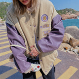 Women's All-match Retro Thickened Fleece Baseball Uniform