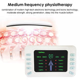 8 Mode Electric Tens Muscle Stimulator Ems Acupuncture Body Back Massager Digital Therapy Herald Massage Tool Electrostimulator