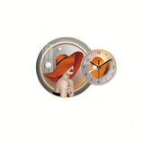 1pc, Modern Luxury Wall Clock - Fashionable Women's Wall Art for Living Room Decor and Mother's Day/Birthday Gifts