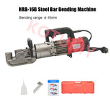 HRB-16/HRB-22 Steel Bar Bender Electric Hydraulic hine HandHeld Rebar Bending Construction Tool