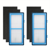 6pcs, Holmes Aer1 Series Total Air Filter Replacement - 2 HEPA Filters + 4 Carbon Pre-Filters