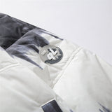 Men's Trendy Gradient Color Casual Down Jacket