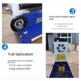 350Mm Electric Rolling hine Stainless Plate Bending hinery Partial 3 Star Axis Round Tube Rounding Tool Sheet Roll Forming