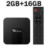 Original Tanix TX3 mini Android 11.0 H313S Quad Core 4G WiFi Box Smart 2GB 16GB 4K HD Media player 3D TX6 TV BOX 1G8G top box