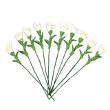 10Pcs 1/12 Miniature Accessories Mini Clay Calla Lily Simulation Flower Model For Dollhouse Decoration