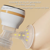 Integrated Electric Hands Free Breast Pump for Breastfeeding 4 Modes & 9 Adjustable Levels Low Noise